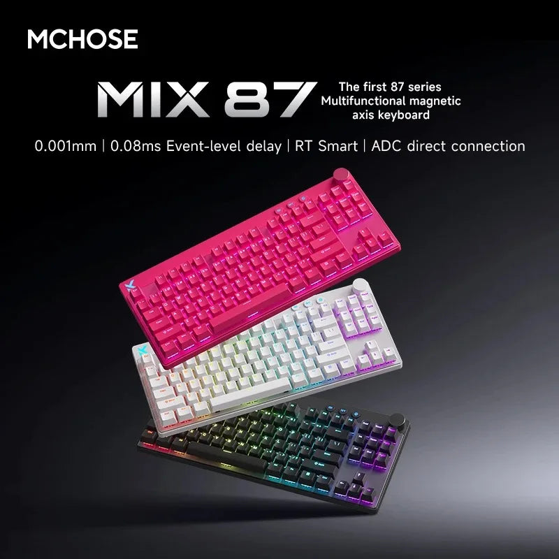 Mchose Mix87 Wired Magnetic Switch Mechanical Gaming Keyboard