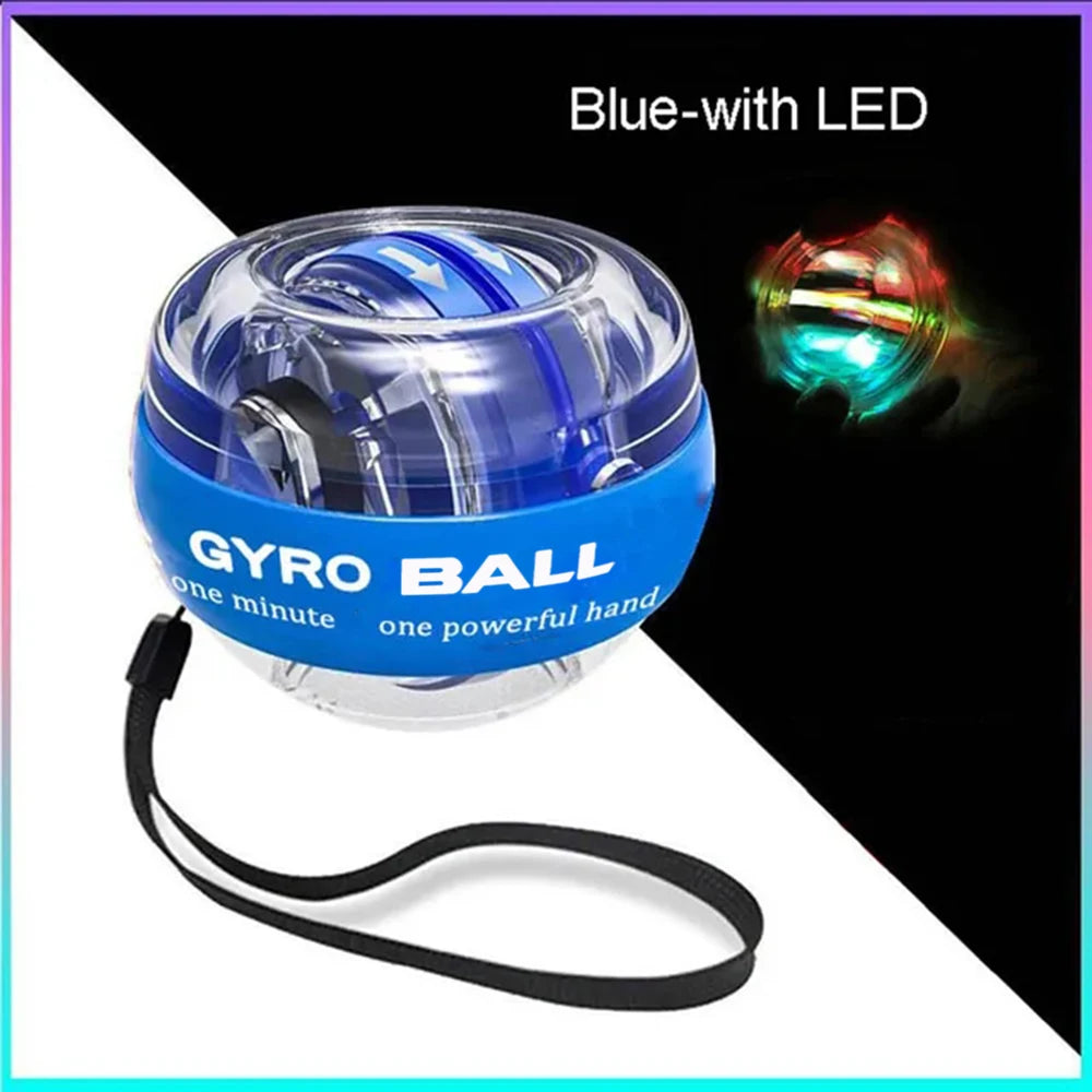 LED Wrist Power Trainer Self Starting Gyro Muscle Fitness Strengthener