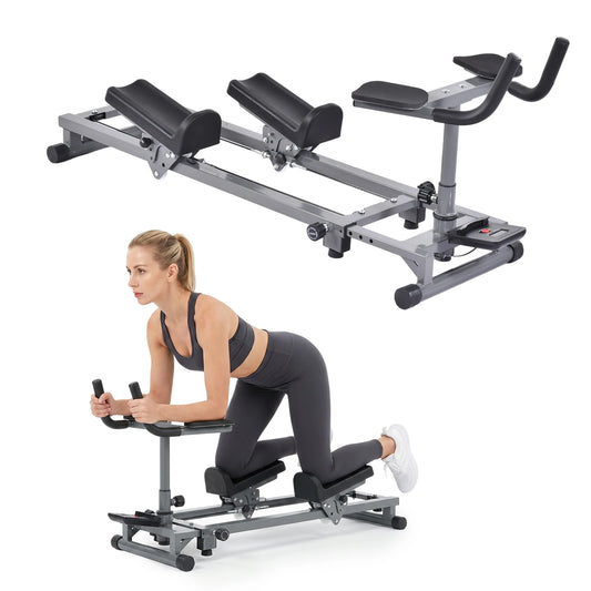 Adjustable Back Stretcher Crawling Machine Counter Home Gym Fitness Training