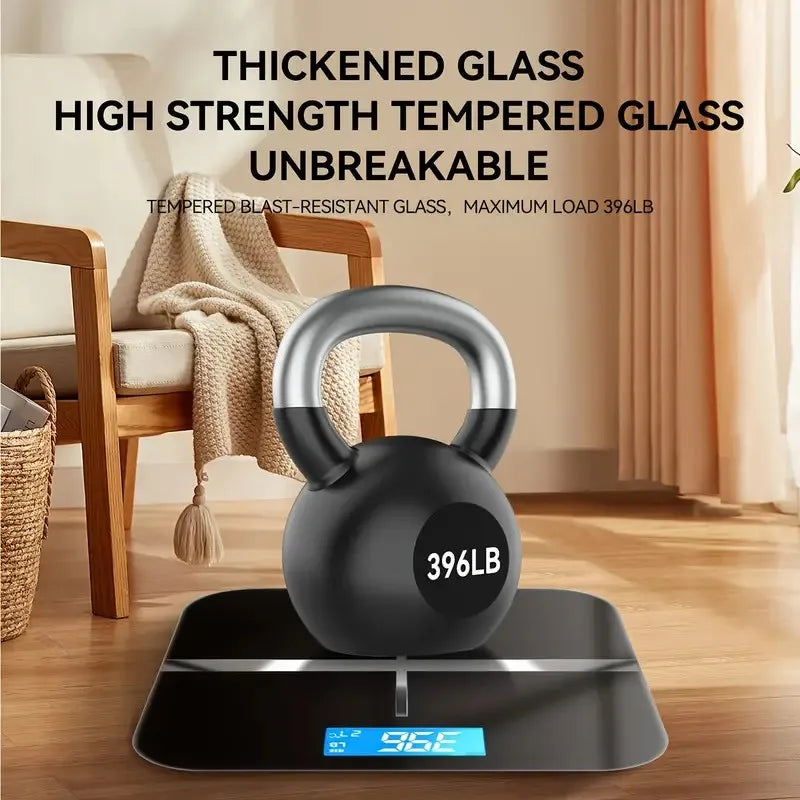 Digital Body Weight Scale With Temperature Monitor High Capacity Measurement