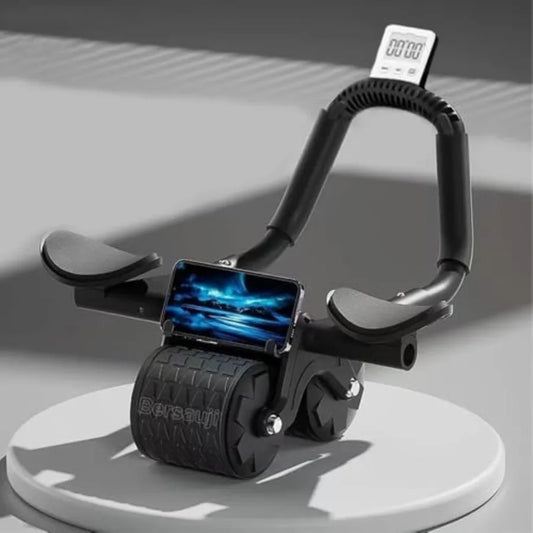 Upgraded Ab Roller Wheel With Knee Mat and Timer