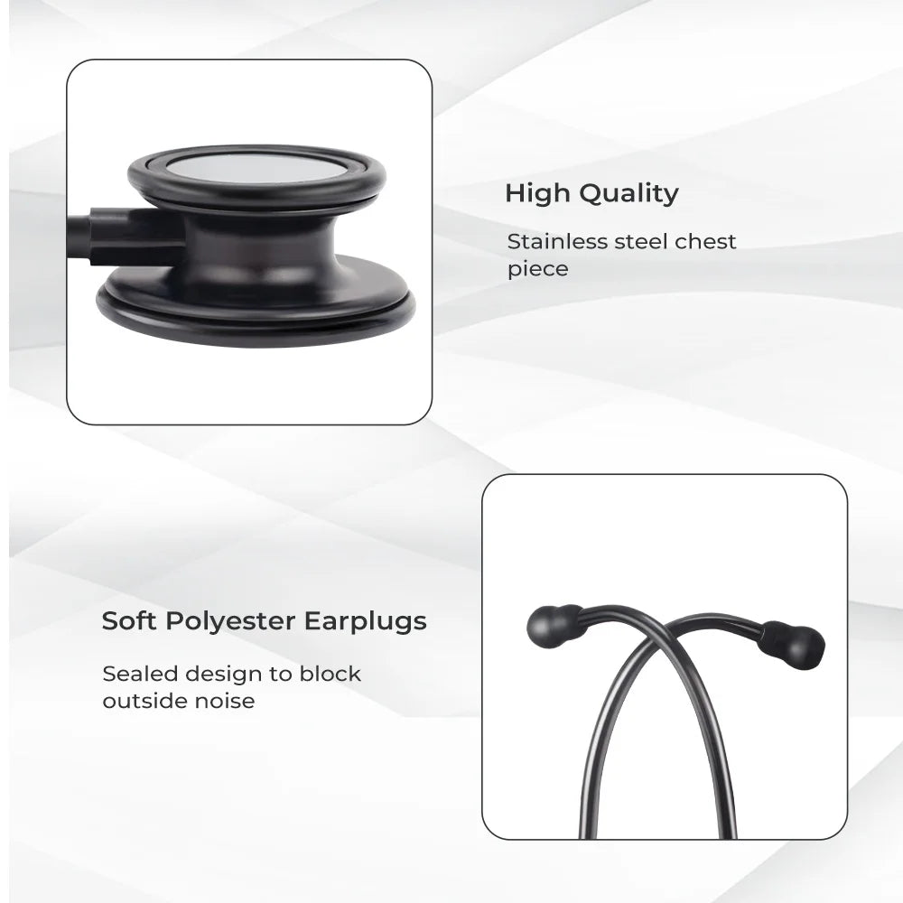 XceeFit Professional Double Sided Stethoscope For Cardiology Doctors