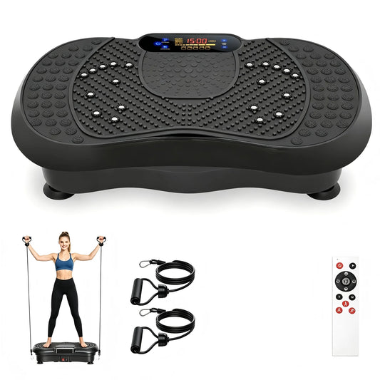 Smart Vibration Plate Exercise Machine Deep Muscle Full Body Fitness Platform
